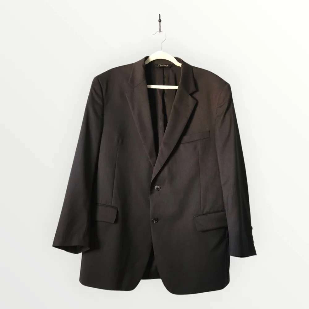 Jos. A. Bank Traveler’s Collection Men’s 46R Black 100%‎ Wool Two-Button Blazer